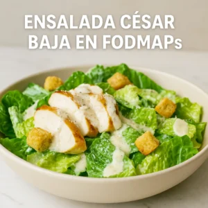 Ensalda César Baja en FODMAPs