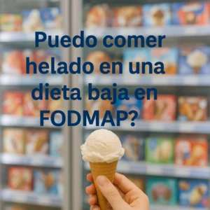¿Puedo comer helado en una dieta baja en FODMAP?