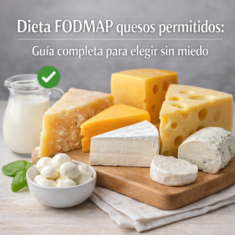 Dieta FODMAP Quesos Permitidos